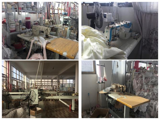 化纤棉被成品 半成品 原辅材料 布匹等一批及纺织机械设备拍卖公告